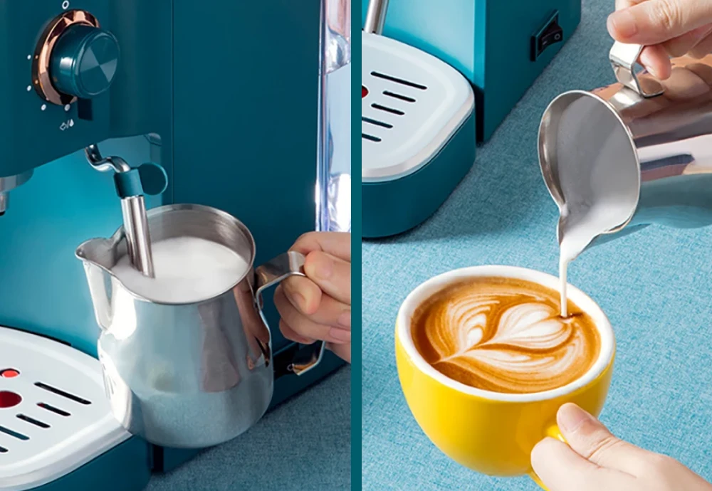 espresso machine and milk frother